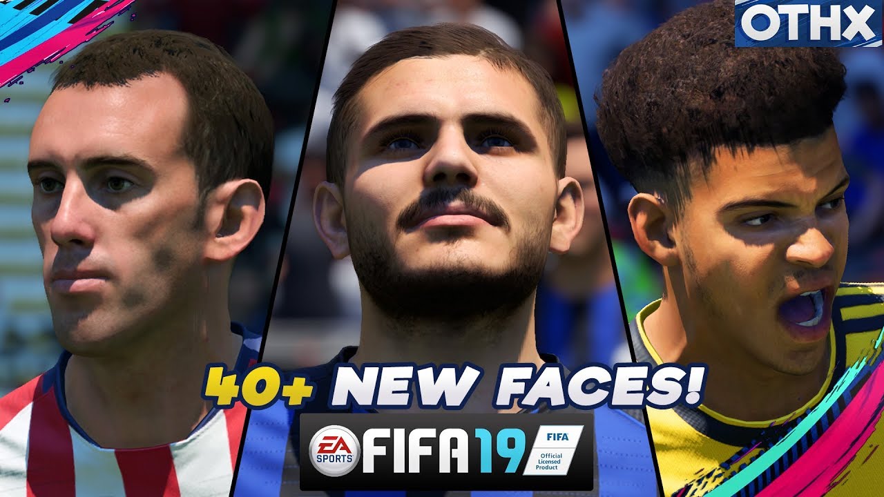 Fifa 19 All 40 Stunning New Player Faces Ft Icardi Godin