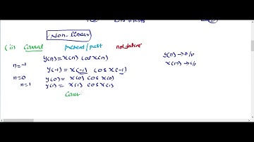 3 Check the following systems are linear, causal, time invariant, stable, static.i)