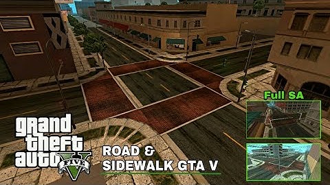 SHARE ROAD & SIDEWALK GTA V HD || GTA SA ANDROID