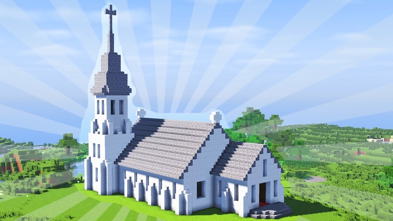 How To Build A Minecraft Church CREATIVE BUILDING YouTube