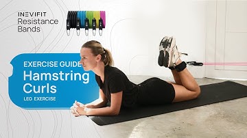 INEVIFIT Resistance Bands Exercise Guide - Hamstring Curls