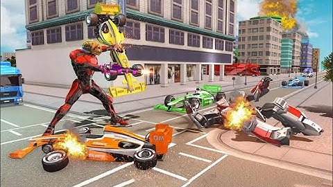 Amazing Cheetah Robot Car Transformation Ep-2 | City Rescue Formula Car Robot Android GamePlay