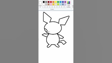 Pichu? (Ditto) - MS Paint #drawing #pokemon #ditto