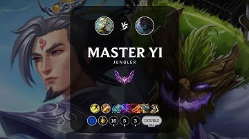Master Yi Jungle vs Maokai - EUW Master Patch 13.14