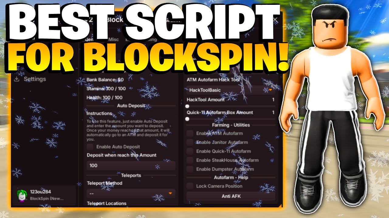 🔥 BEST Block Spin Script 2025! (Auto Farm, Aimbot, ESP & More) | Paid # ...