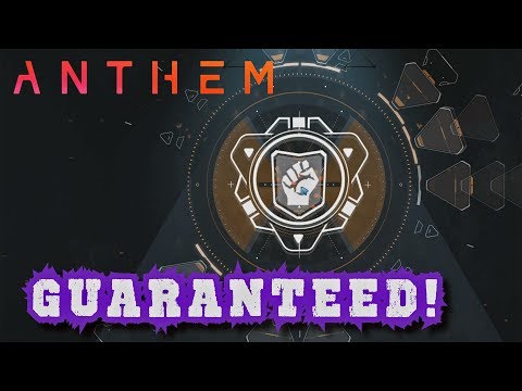 Anthem. 100% Guaranteed Masterwork Items. Where and How to