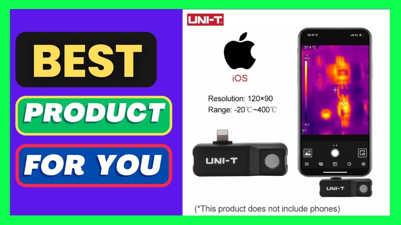 UTI120MS ios Thermal Imaging Camera For Iphone PCB Circuit Floor Heat Detection
