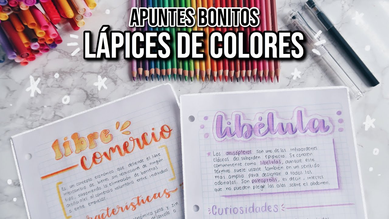 COMO HACER APUNTES BONITOS CON LÁPICES DE COLORES - DanielaGmr ✨ - thptnganamst.edu.vn