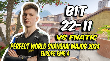 NAVI b1t (22/11) vs fnatic (Inferno) @ Perfect World Shanghai Major 2024 Europe RMR A | CS2 POV