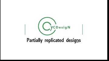 p rep designs in CycDesigN 8