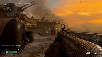 COD WW2 Team DeathMatch Multiplayer Flak Tower GAMEPLAY (No Commentary)-(Call of Duty WWII Gameplay)