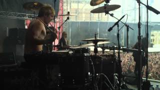 Pearl Artist Rolf Pilve - Black Diamond Drum Cam @ Tuska Open Air Metal Festival 2013