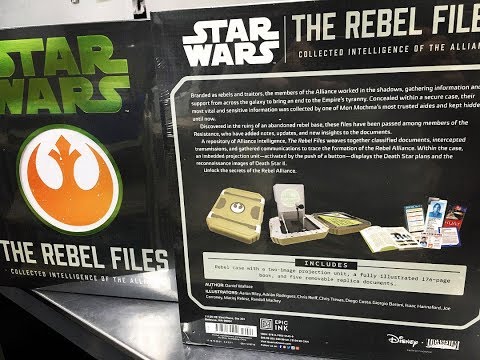 Paperback 2017 Star Wars The Rebel Files Deluxe Edition Removable Features