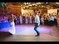 Bride and Groom Surprise First Wedding Dance