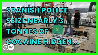 SPANISH POLICE SEIZE NEARLY 3 TONNES OF COCAINE HIDDEN ON FISHING BOAT