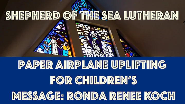 Paper Airplane Uplifting for Childrens Message: Ro...