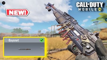 *NEW* Bayonet Attachment for M1 Garand Gameplay in CodM Season 8 2025 | Codm on iPhone  7
