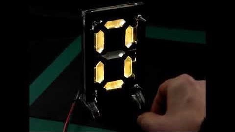 Seven-Segment Digit - Lasercut - 22 Ws2812 LED-Strip 3/3