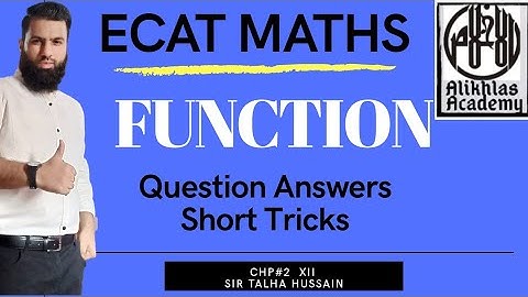 Ecat Maths Function ,  Questions for Apttitude Test, Short Tricks | NED,Suet,KU,NUST,Fast