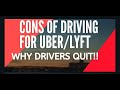 Uber Driving isn&#39;t for Everyone- Cons of Driving for Uber (Why Drivers Quit).