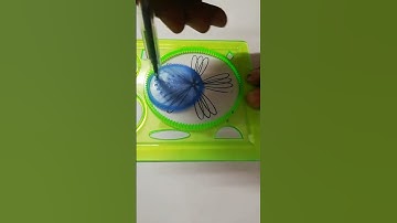 Simple Spirograph drawing 6 #spirograph #spirographdrawing #spirography #shorts  #trending #viral