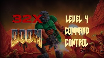 Doom (Sega 32X) - Level 4 : Command Control 100% [HD] | RetroGameUp