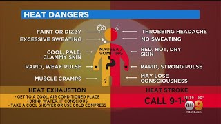 Signs Of Heat Exhaustion, Heat Stroke Resimi