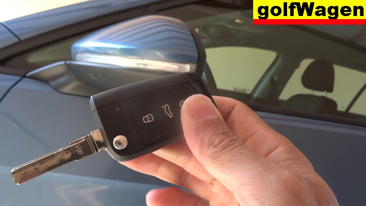 VW Golf 7 remote control key synchronisation /re program key VW/ 