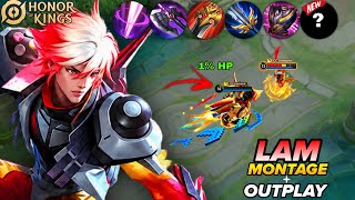 LAM MONTAGE | CRAZY OUTPLAYS & CLUTCHES #4 - Honor of Kings 