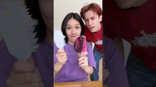 Hairbrush Cleaning Hack 💇♀️ wait for end😂