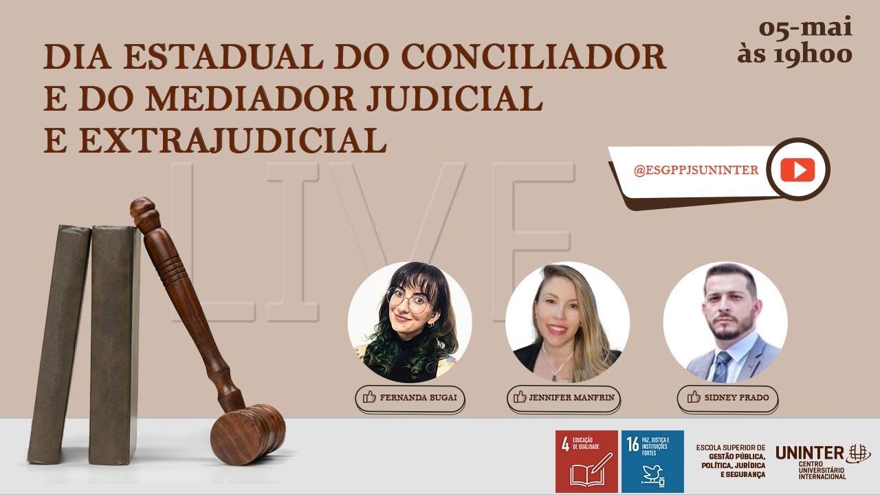 Quero ser conciliador/mediador