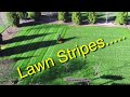 Mowing the lawn! Wright Mower Stripes