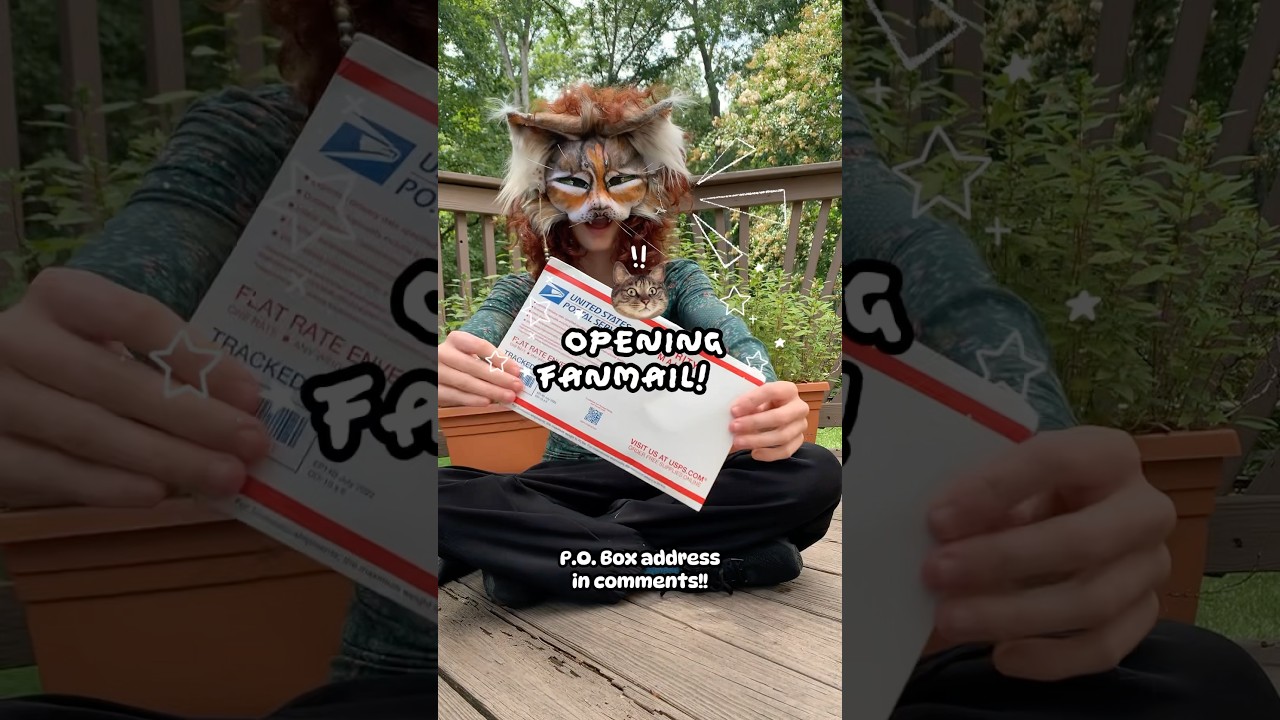 Therian opens fanmail!! 