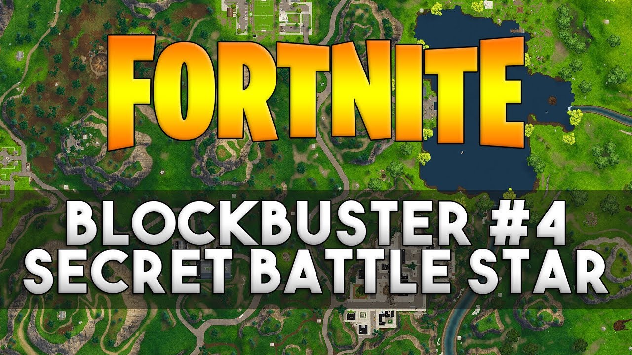 BLOCKBUSTER #4 Secret Battle Star Location! - Fortnite Week 4 Challenge *LEAKED*