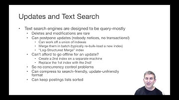 Lecture 15 Part 6 Updating Text Indexes