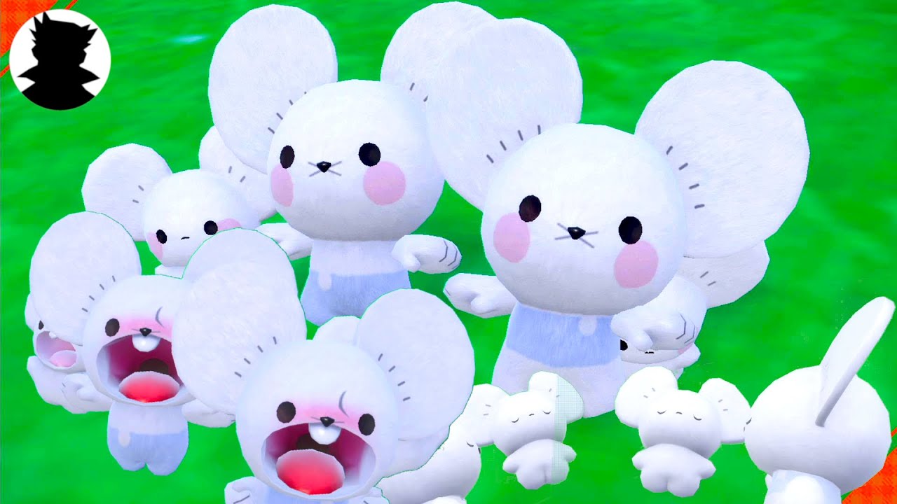 Pokemon SV】Tandemaus＆ Maushold cute Picnic! - YouTube