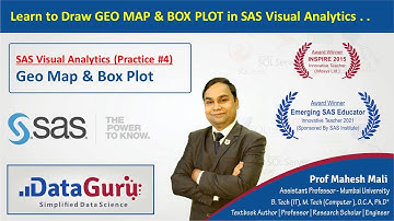 Creating Box Plot & Geo Map using Report Builder | Practice Session #4 | SAS VA Training