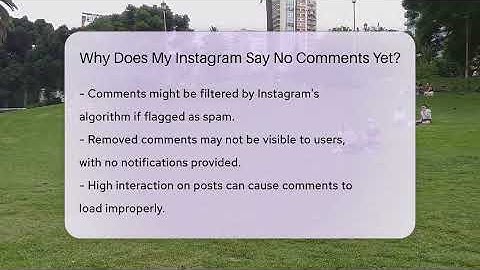 Why Does My Instagram Say No Comments Yet? - Everyday-Networking
