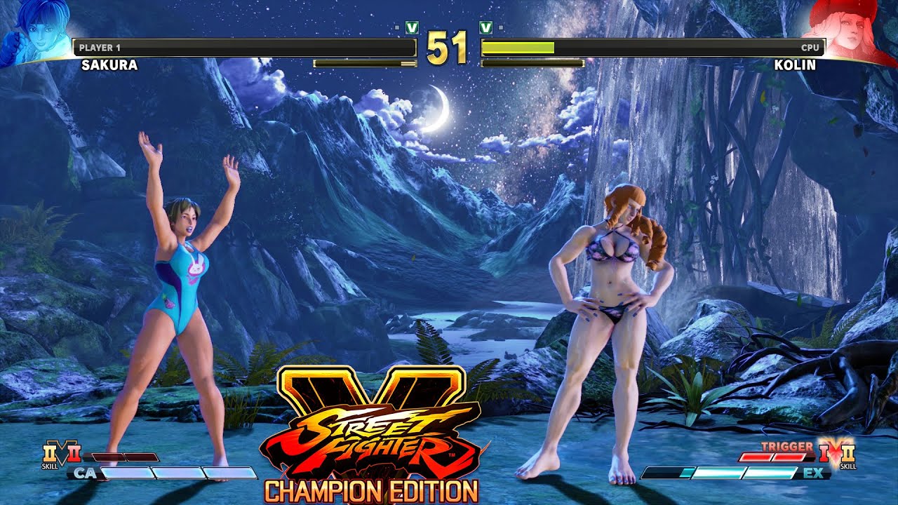 Street Fighter V CE Sakura vs Kolin PC Mod