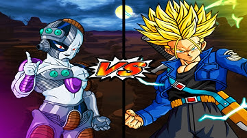 Trunks (SS) VS Mecha Frieza (COM VS COM) - Dragon Ball Z Budokai Tenkaichi 3