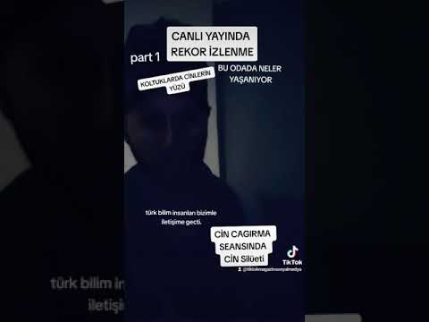 cin cagırma seansında cinlerin silüeti koltuklarda tik tok yusuferay hüddam