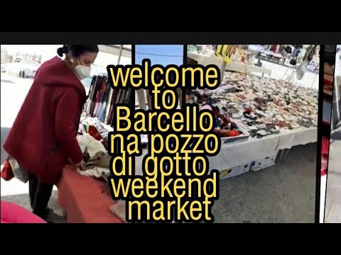 Vlog  come  with  me to Saturday  market  in Barcellona  pozzo di gotto Italy