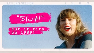 Taylor Swift - "Slut!" but it actually sounds like it