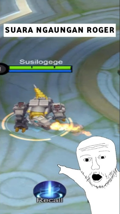 SUARA NGAUNGAN ROGER?!😱 #mobilelegends