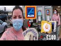 ALDI COME SHOPPING WITH ME £100 CHALLENGE