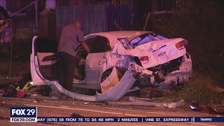Philadelphia police search for driver they say fled scene of fatal multi-vehicle accident