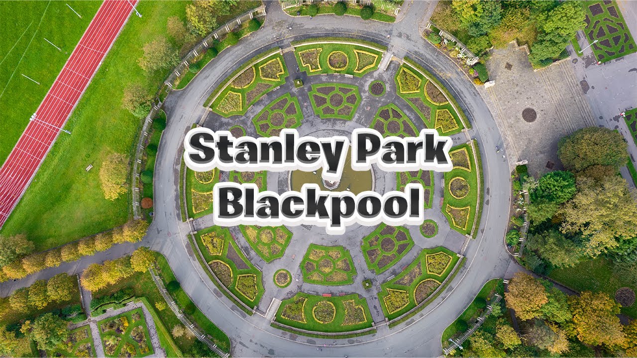 Blackpool Stanley Park Walk & Drone Flight - YouTube