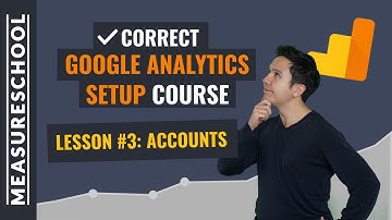 Google Analytics Accounts Best Practices | Lesson 3