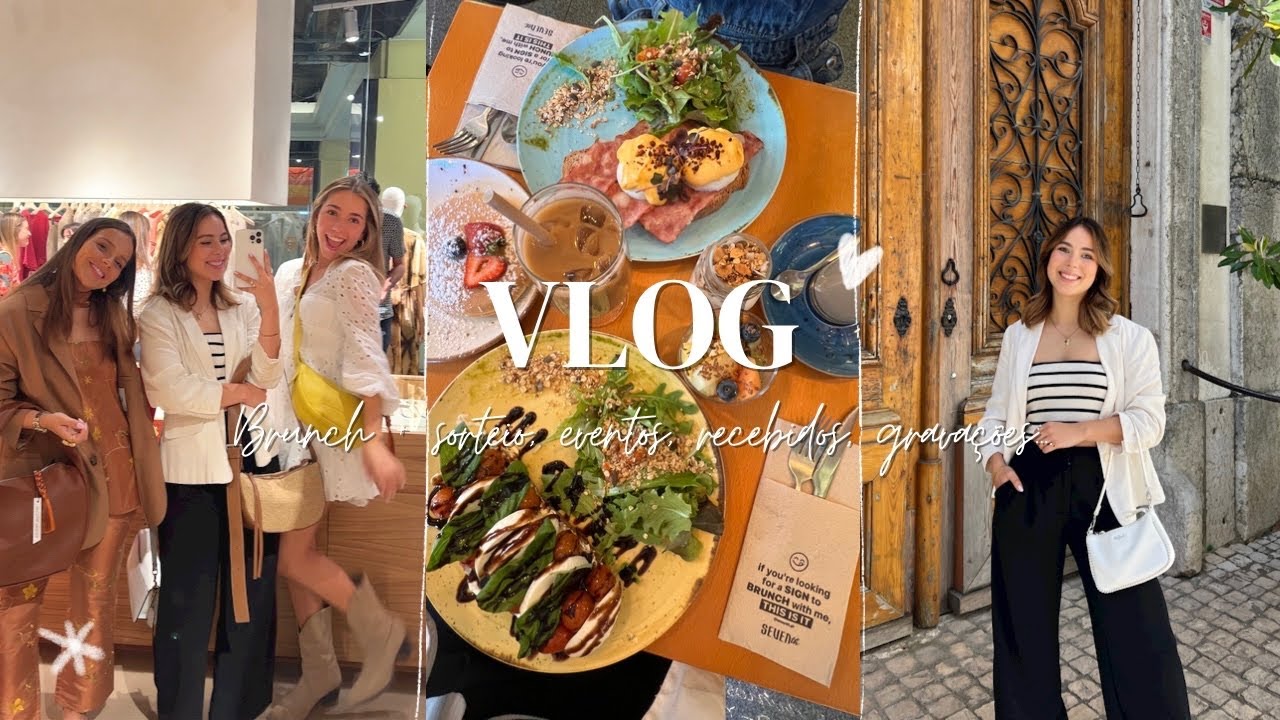 Vlog: Brunch + SORTEIO, Eventos, Haul de Recebidos, Gravar campanhas…
