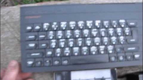 ZX Spectrum + Sinclair Plus Computer Retro Vintage